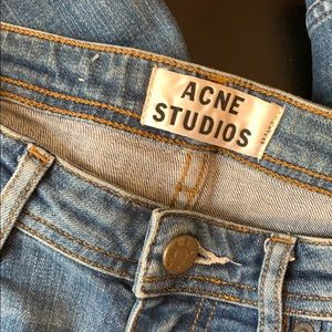 Acne low vintage jeans